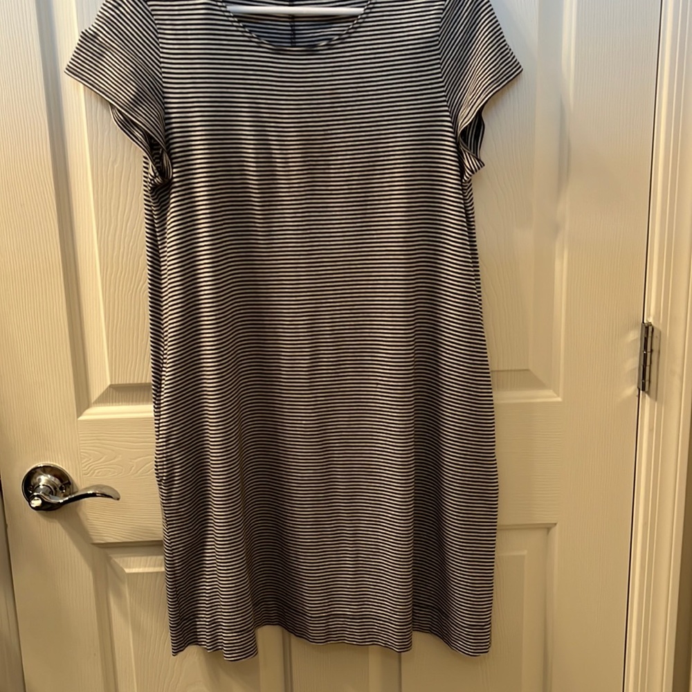 Gap Womens Navy and white striped dress